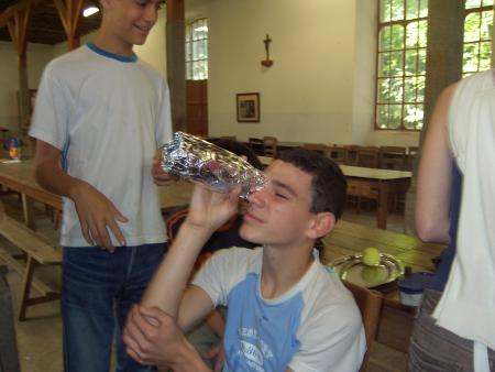 JB au jeu du t�l�scope!!!